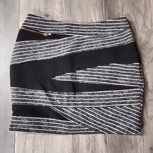 MM Couture by Miss Me Mini Skirt Black Grey Womens Size M Y2K
